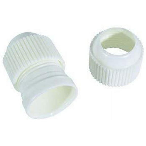 Ateco 3-Piece Medium Pastry Bag Coupler Set, Plastic