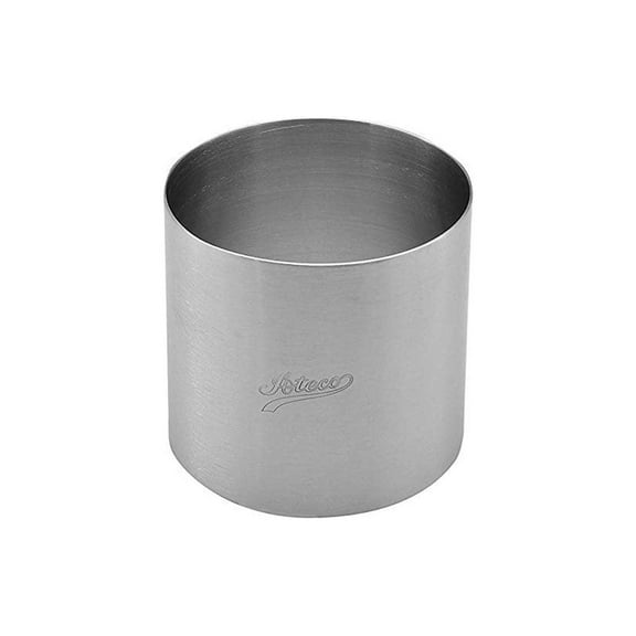 Ateco 48703 Round Cake Ring and Dessert Mold, 3.125 x 3-Inches High