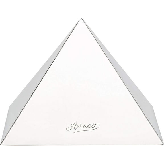 Ateco 4937 Stainless Steel Large Pyramid Mold, 4.75 by 3.25-Inches High