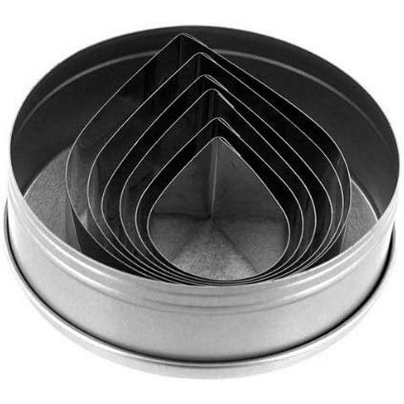 Ateco Plain Tear Drop Set 6pc.