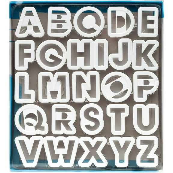 Ateco 5770 Alphabet Cookie Cutter Set