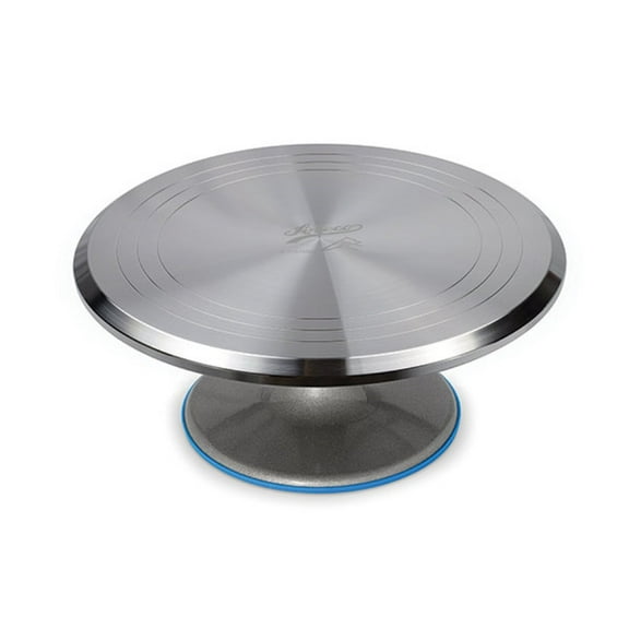 Ateco 615 Revolving Cake Decorating Stand Aluminum Turntable and Base, 12-Inch Round