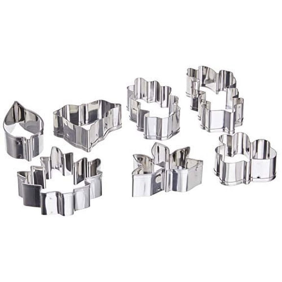 Ateco 7 pc Stainless Steel Leaf Cutter Set
