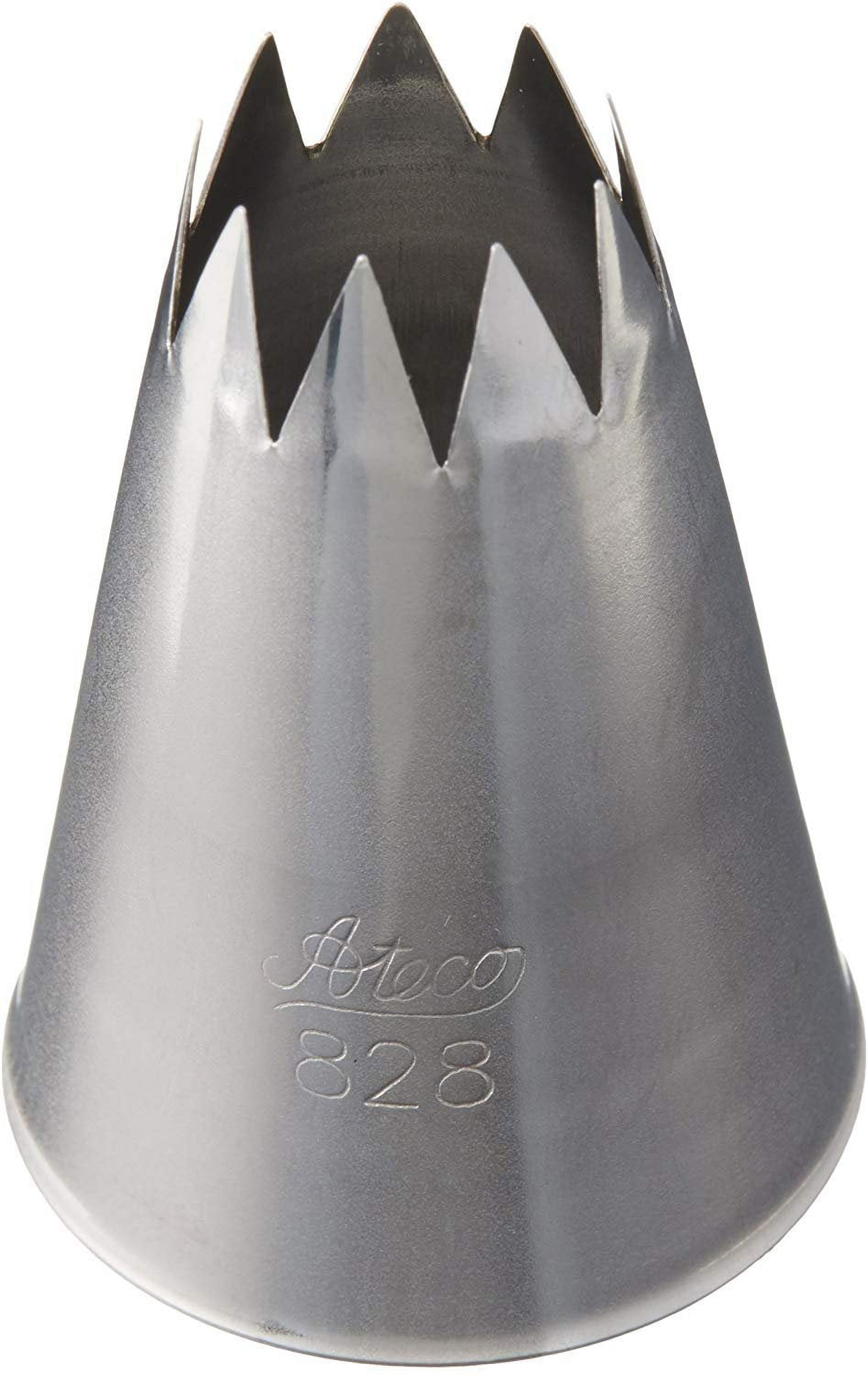Ateco # 828 - Open Star Pastry Tip .63'' Opening Diameter