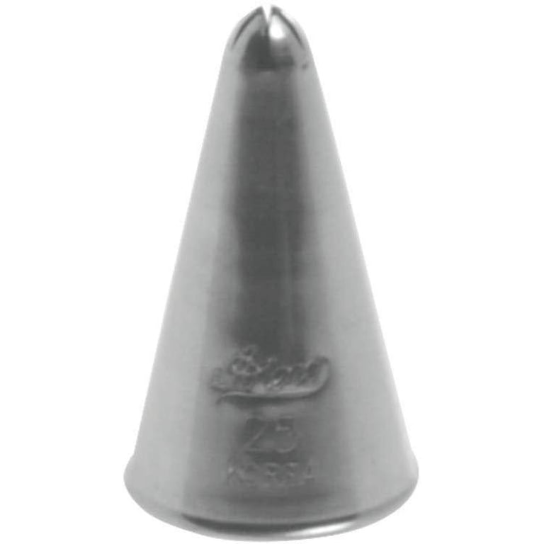 Ateco Douille à Décorer 25 – Embout étoile Fermée 6 Pointes – Inox – Idéal Pour Rosaces Et Coquilles