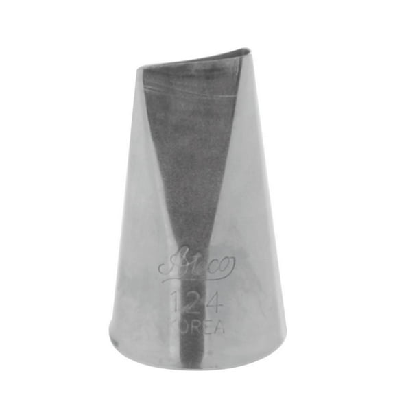 Ateco S/S Tube Rose Petal Decorating Pastry Tip # 124S