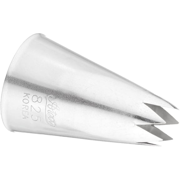 Ateco # SS Star Pastry Decorating Tip Silver, 825