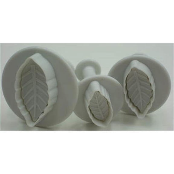 Ateco Set of 3 Sugar Paste Narrow Leaf Cutters
