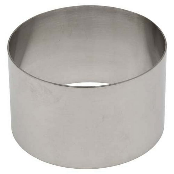 Ateco Stainless Steel Round Tart Ring Mold 3.5 by 2.1-Inch High