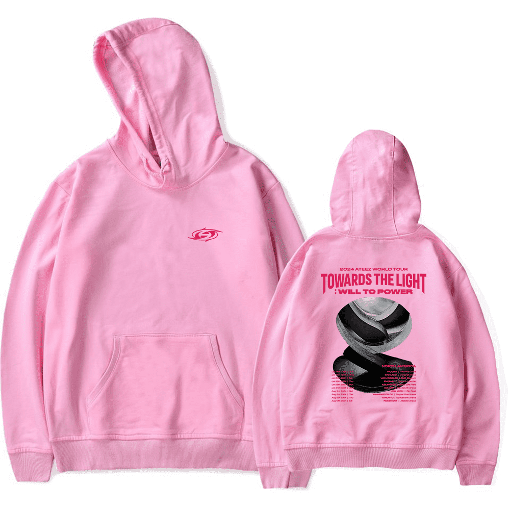 Ateez Merch 2024 Ateez World Tour Towards The Light Hoodies Hoodie