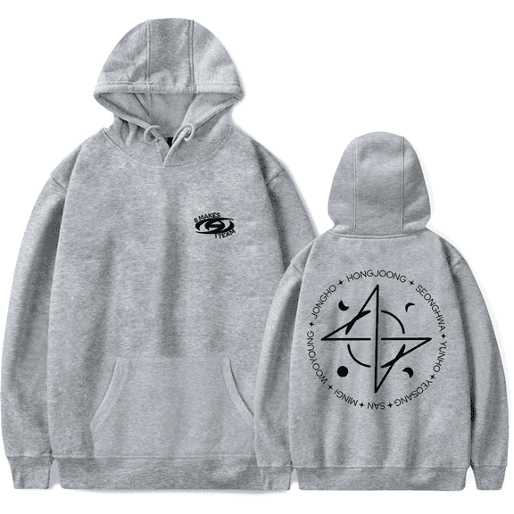 Ateez Merch Hoodie 8 Makes 1 Team Kpop Hoodies Fashion Men Women Sweatshirt Tracksuit Pullover Coat Tee Fans Gift