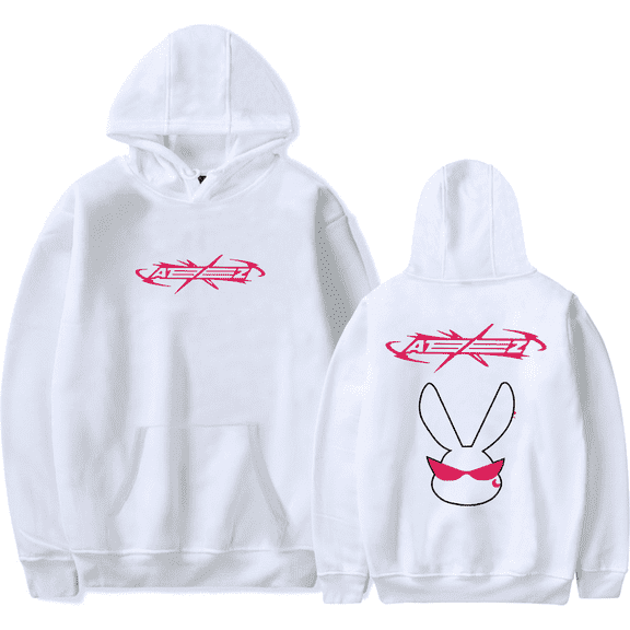 Ateez Merch Hoodie Sunglasses Rabbit Kpop Hoodies Fashion Men Women Sweatshirt Tracksuit Pullover Coat Tee Fans Gift