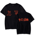 thumbnail image 1 of Ateez Merch Tee Orange Thunder Pigment T-Shirt Fashion Kpop Men Women shirt Sweatshirt tshirt Casual Short Sleeve T-shirts, 1 of 2