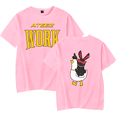 thumbnail image 1 of Ateez Merch Tee Work Single Logo T-Shirt Fashion Kpop Men Women shirt Sweatshirt tshirt Casual Short Sleeve T-shirts, 1 of 2