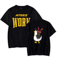 thumbnail image 1 of Ateez Merch Tee Work Single Logo T-Shirt Fashion Kpop Men Women shirt Sweatshirt tshirt Casual Short Sleeve T-shirts, 1 of 2