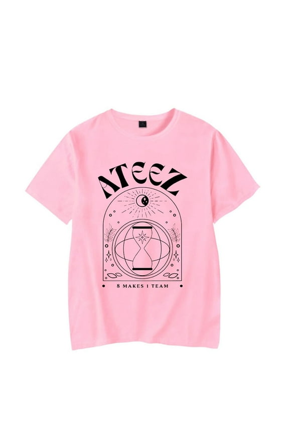 Ateez Merch Tshirt 8 Makes 1 Team tshirts Fashion Kpop Men Women shirt Sweatshirt Tee Casual Short Sleeve T-shirts