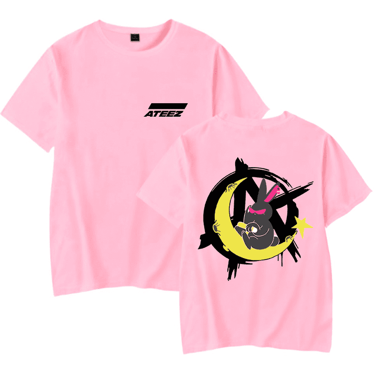 ATEEZ 멋 Tシャツ ATEEZ Unisex-Adult Standard Official Merch Exclusive Group T
