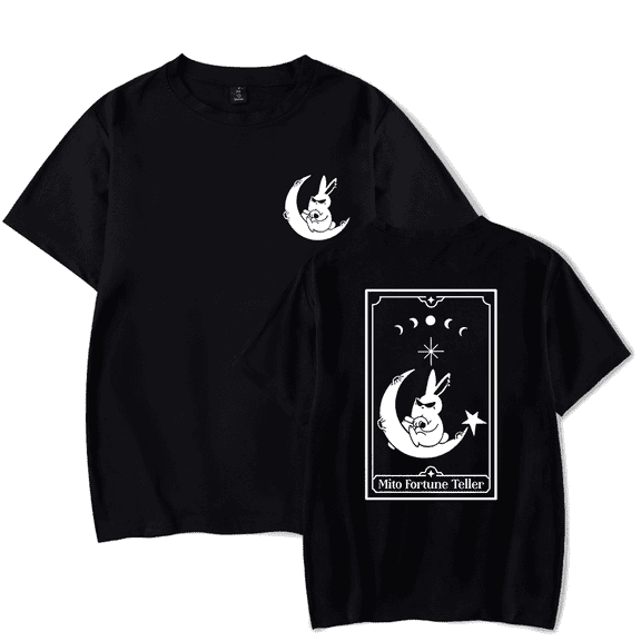 Ateez Merch Tshirt Mito Fortune Teller Tarot tshirts Fashion Kpop Men Women shirt Sweatshirt Tee Casual Short Sleeve T-shirts