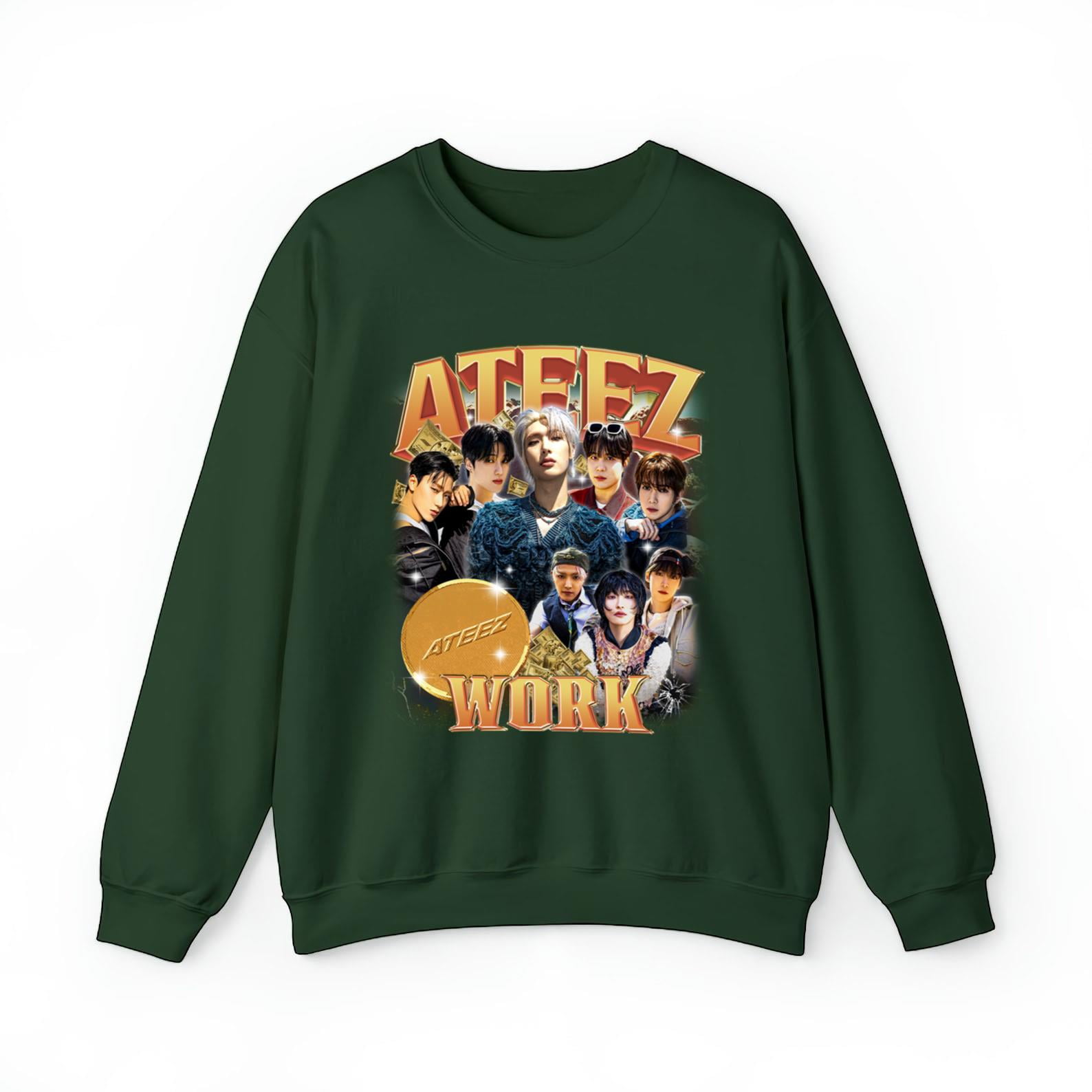 Ateez TShirt, Ateez Work Shirt, Ateez Golden Hour Part 1 Album Shirt