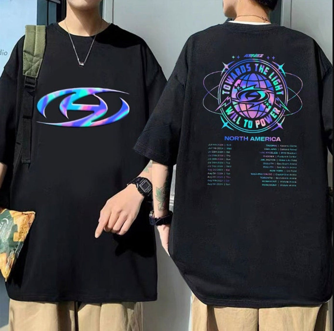 Ateez Towards The Light Will to Power Shirt World Tour 2024 Shirt, ATEEZ Kpop Fan Shirt, Ateez