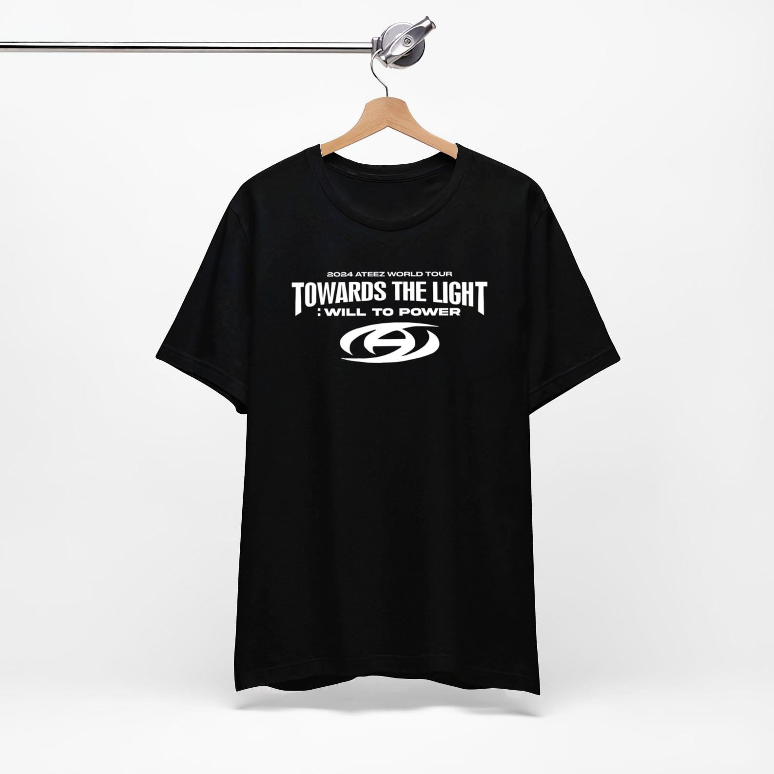 Ateez Towards The Light Will To Power World Tour TShirt, Ateez Silver