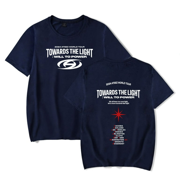 ATEEZ TOWARDS THE LIGHT Ｔシャツ ATEEZ 2025 World Tour Towards the Light: Will to Power T-shirt
