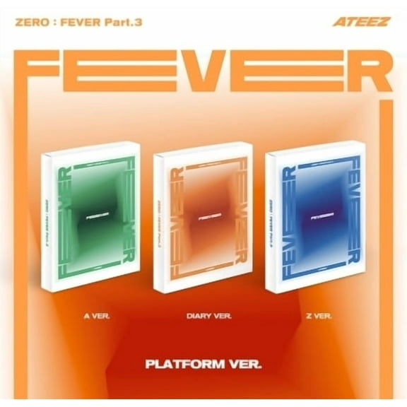 Ateez - Zero : Fever Part.3 - Platform QR Card Version - incl. Photocard A, Photocard Z + Image Card Set - Music & Performance - CD