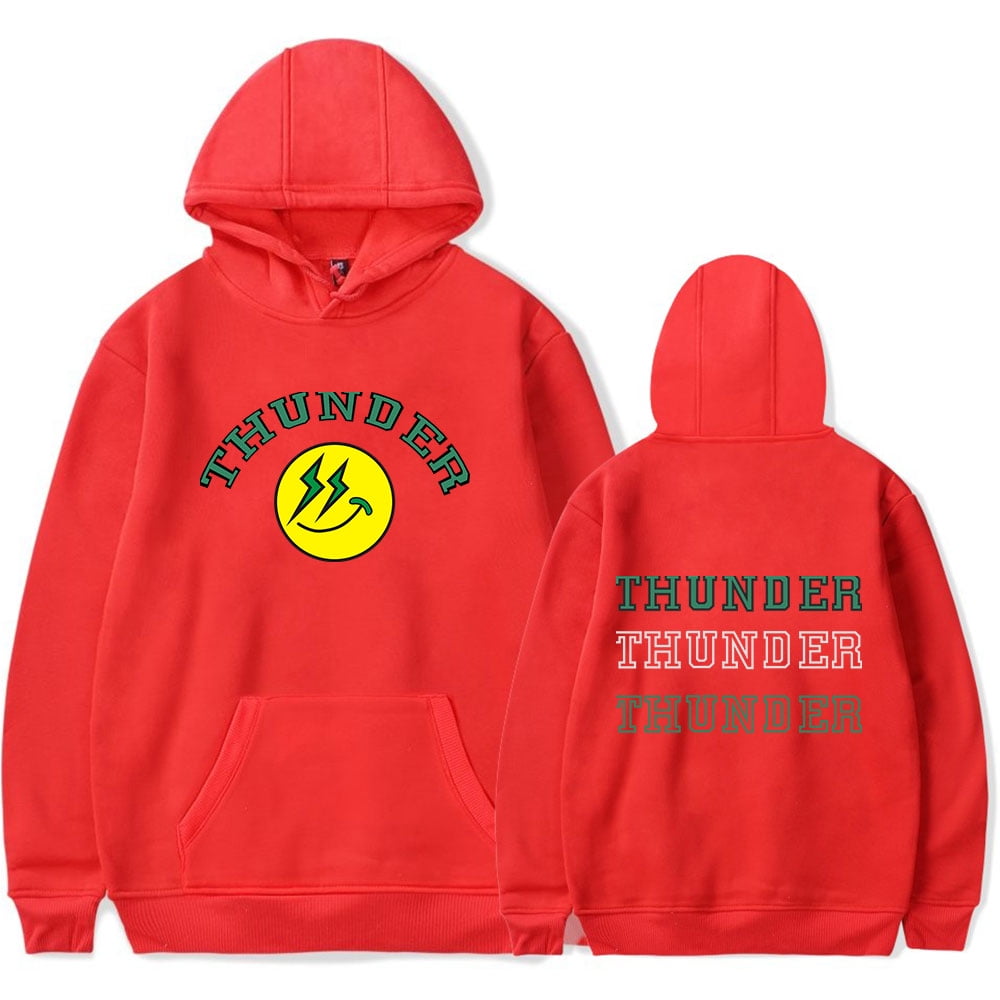 Ateez thunder Merch Hoodies Winter Men Women Hooded Sweatshirt Cosplay Crewneck KPOP LongSleeve Walmart