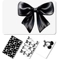 thumbnail image 1 of Atefa 16 Pcs Credit Card Skin Cover Set Debit Card Stickers Elegant Waterproof PVC ID Cover Anti-wrinkling for Transportation Fun Gift Idea(Bow,Black), 1 of 7