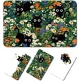 thumbnail image 1 of Atefa 16 Pcs Credit Card Skin Cover Set Debit Card Stickers Elegant Waterproof PVC ID Cover Anti-wrinkling for Transportation Fun Gift Idea(Cat,Green), 1 of 7