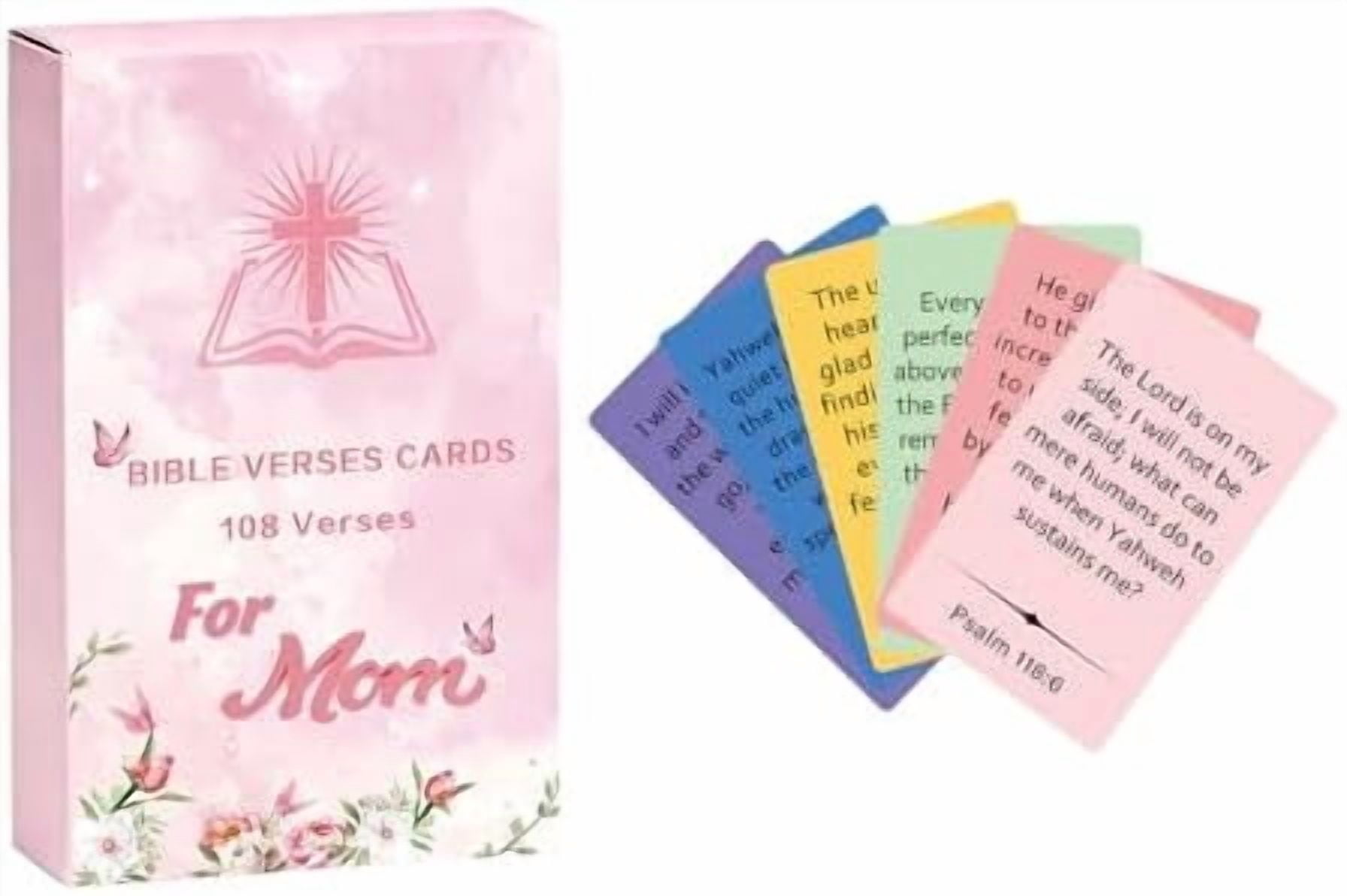 Atefa Affirmation Cards for Moms – Bible Verse Cards for Emotional ...