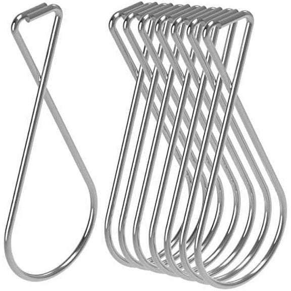Atefa Ceiling Hook Clips- 100 Pack Drop Ceiling Hanger Hooks Hanging on Suspended Ceiling Tile, Grid Clips Heavy Duty for Light Plant Office Home Stores Classroom and Wedding Decorations
