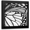 thumbnail image 1 of Atelier B Art Studio 12x12 Black Modern Framed Museum Art Print Titled - Black and White Monarch, 1 of 5