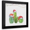 thumbnail image 1 of Atelier B Art Studio 12x12 Black Modern Framed Museum Art Print Titled - CHRISTMAS CACTUS, 1 of 5