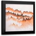 thumbnail image 1 of Atelier B Art Studio 12x12 Black Modern Framed Museum Art Print Titled - Distant Mountains, 1 of 5