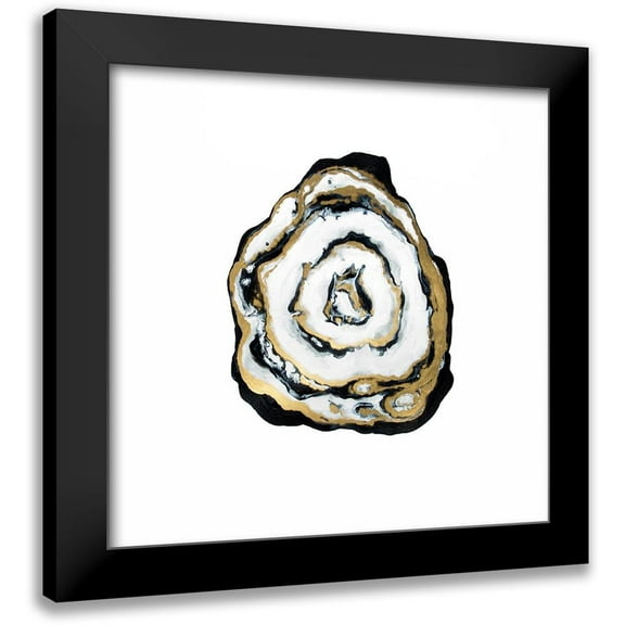 Atelier B Art Studio 12x12 Black Modern Framed Museum Art Print Titled - GOLDEN AGATE