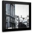 thumbnail image 1 of Atelier B Art Studio 12x12 Black Modern Framed Museum Art Print Titled - HISTORIC DOWNTOWN, 1 of 5