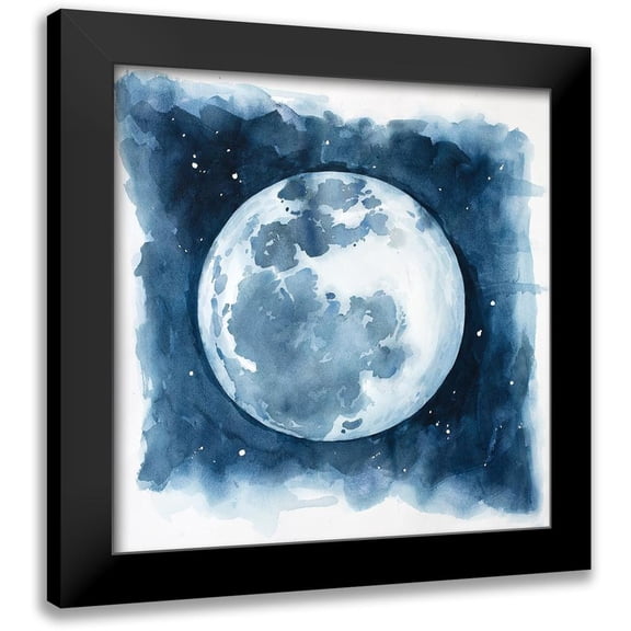 Atelier B Art Studio 12x12 Black Modern Framed Museum Art Print Titled - SATELLITE VIEW OF THE EARTH