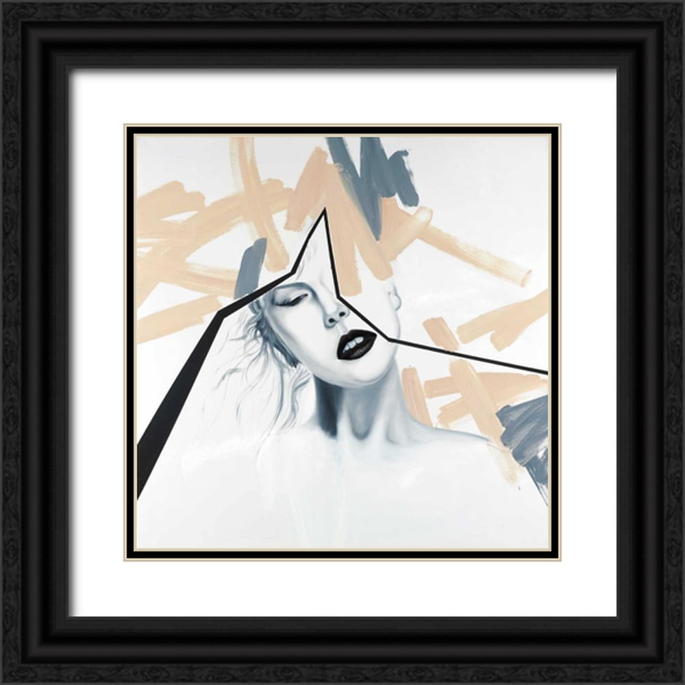 Atelier B Art Studio 12x12 Black Ornate Wood Framed with Double Matting Museum Art Print Titled