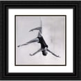 thumbnail image 1 of Atelier B Art Studio 12x12 Black Ornate Wood Framed with Double Matting Museum Art Print Titled - Woman Dancer on Aerial Silks, 1 of 4