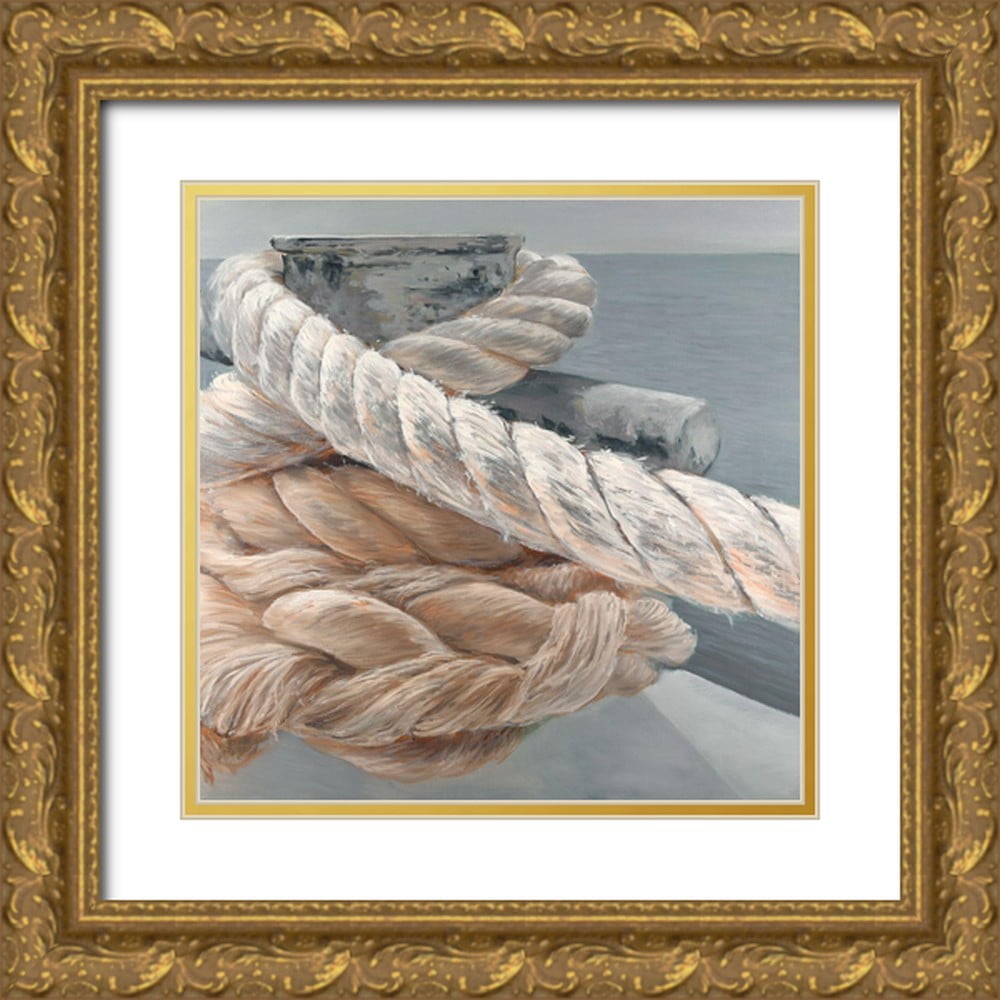 Atelier B Art Studio 12x12 Gold Ornate Wood Framed with Double Matting ...