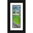 thumbnail image 1 of Atelier B Art Studio 13x32 Black Ornate Wood Framed with Double Matting Museum Art Print Titled - Great Wall of China, 1 of 4