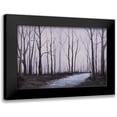 thumbnail image 1 of Atelier B Art Studio 14x11 Black Modern Framed Museum Art Print Titled - SAD FOREST, 1 of 5