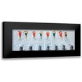 thumbnail image 1 of Atelier B Art Studio 14x7 Black Modern Framed Museum Art Print Titled - Race of 10 meters, 1 of 5