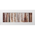 thumbnail image 1 of Atelier B Art Studio 14x7 White Modern Wood Framed Museum Art Print Titled - TREES OF AN ASBTRACT FOREST, 1 of 4
