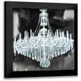 thumbnail image 1 of Atelier B Art Studio 15x15 Black Modern Framed Museum Art Print Titled - Glam Chandelier, 1 of 5