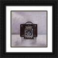 thumbnail image 1 of Atelier B Art Studio 15x15 Black Ornate Wood Framed with Double Matting Museum Art Print Titled - OLD CAMERA, 1 of 4