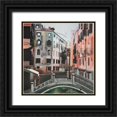 thumbnail image 1 of Atelier B Art Studio 15x15 Black Ornate Wood Framed with Double Matting Museum Art Print Titled - VENICE, 1 of 4