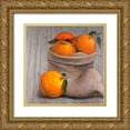 thumbnail image 1 of Atelier B Art Studio 15x15 Gold Ornate Wood Framed with Double Matting Museum Art Print Titled - Bag of Orange Fruit, 1 of 4