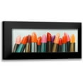 thumbnail image 1 of Atelier B Art Studio 18x9 Black Modern Framed Museum Art Print Titled - Lipstick Collection for Woman, 1 of 5